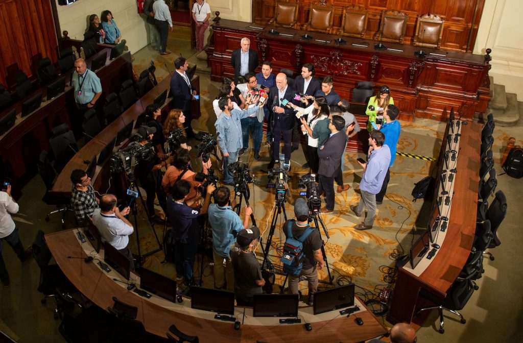 Presidentes de Cámaras del Congreso presentan instalaciones para