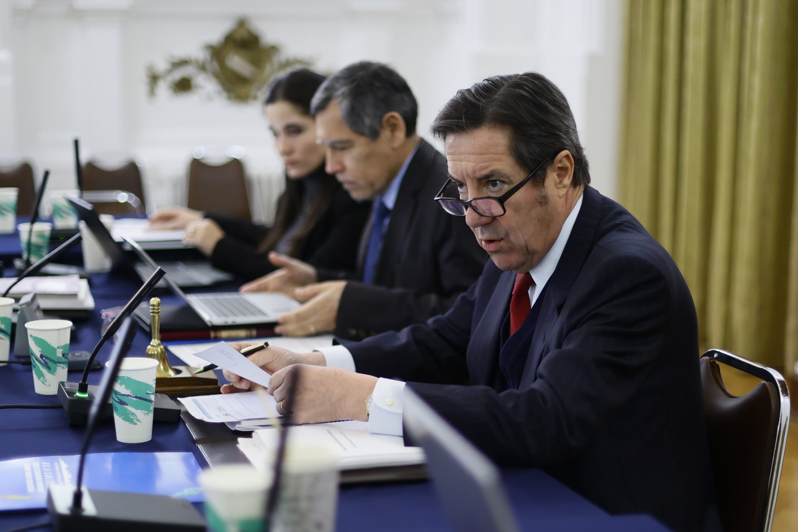El presidente de la comisión de Sistema Político, Edmundo Eluchans.